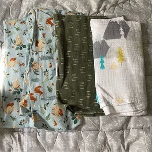Set of 4 Baby Boy Blankets